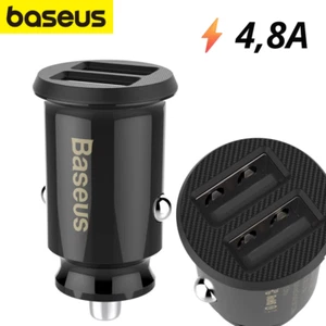 Baseus Zigarettenanzünder Ladegerät KFZ Auto Ladeadapter Autoladegerät 2x USB A - Zdjęcie 1 z 6