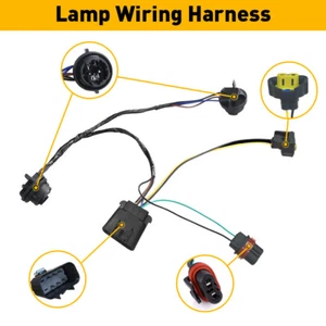 2Headlight Wiring Harness For 2007-2014 Chevrolet Silverado 2500 3500HD 5962806 - Picture 1 of 10