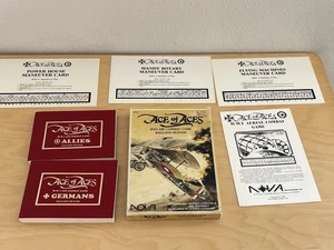 ACE OF ACES WW1 AIR COMBAT GAME BALLON BUSTER STRATEGY CARD WAR 1985 NOVA GAMES - Bild 1 von 7