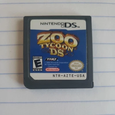 Zoo Tycoon DS (Nintendo DS, 2005) - Cartridge Only - TESTED - Image 1 of 2