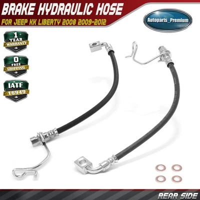 Manguera hidráulica de freno de conductor trasero y pasajero 2 piezas para Jeep KK Liberty 2008-2012 Foto 1 de 4