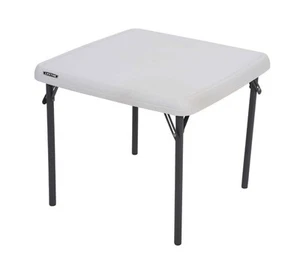 t80425 Kids Folding Table, Almond, 24" New Free Shipping - Picture 1 of 9