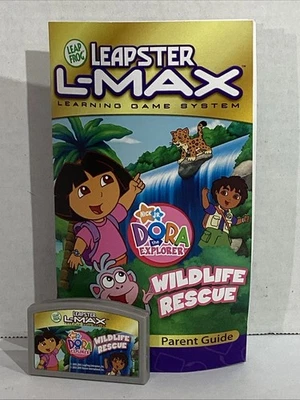 LeapFrog Leapster L-Max Dora The Explorer Learning Game Ages 4-6 HGT1-413 - Image 1 of 4