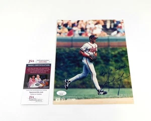 Andruw Jones Signed 8 x 10 Color Photo Braves JSA Auto - Picture 1 of 3