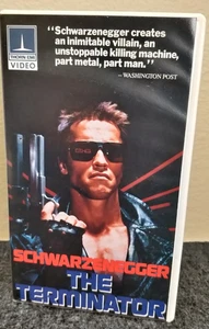MINT!!  The Terminator (VHS) Thorn EMI White Clamshell Release - Picture 1 of 15