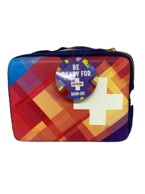 Band-Aid First Aid Bag/Zip Case Empty- Build Your Own Emergency Travel Car Home - Image 1 of 4