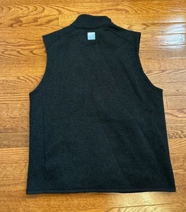 Patagonia Goldman Sachs Better Sweater Fleece Vest Mens Large Black Finance Logo - Picture 1 of 9