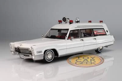 Cadillac Miller-Meteor 1968 ambulancia - blanco 1:43 estampillas modelos STM 68801 Foto 1 de 2