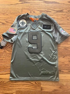 NIKE NFL SALUTE TO SERVICE NEW ORLEANS SAINTS DREW BREES FOOTBALL JERSEY - $170 - Picture 1 of 24