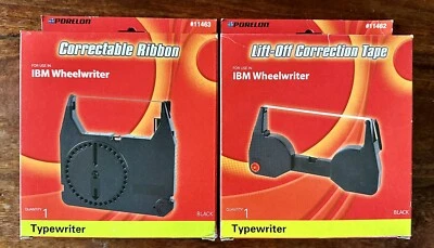 Porelon  Correctable Ribbon & Lift-Off Tape for IBM Wheelwriter Black Typewriter - Image 1 of 4