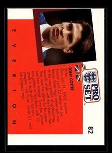 1990-91 Pro Set England #82 Tony Cottee (NM)(SOC) - Picture 1 of 2