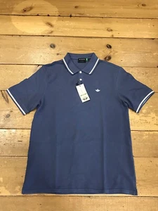 Dockers Tipped Polo Shirt Blue - Medium - Picture 1 of 1