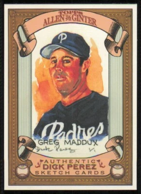 2007 Topps Allen and Ginter Dick Perez #23 Greg Maddux - Image 1 of 2
