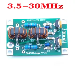 NUEVO 1.8M-30MHz / 3.5-30MHz puente SWR RF SWR puente de reflexión para red de RF - Imagen 1 de 7