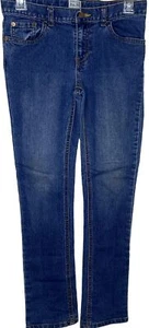 Original Brand Est. 89 PLACE Girls Youth Skinny Jeans 14 Blue Embroidered Pocket - Picture 1 of 13