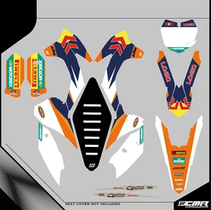 KIT Grafiche adesive Per KTM EXC 125 2014 2015 2016 14 15 16 - Picture 1 of 1