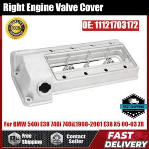 For BMW 540i E39 1998-2003 740i 740iL E38 98-01 4.4L Right Engine Valve Cover - Picture 1 of 7