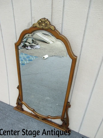 62350 Tall WOOD  Antique Accent Beveled Mirror 36w x 54h Cover