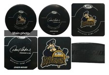 PEORIA RIVERMEN RARE AHL SHER-WOOD OFFICIAL GAME PUCK - CANADA AMERICAN LEAGUE 