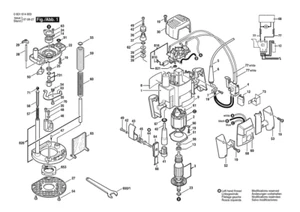 Bosch GOF 900 CE Ersatzteile | 0601614603 | Oberfräse | Ersatzteilliste - Bild 1 von 1