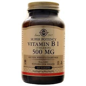 Solgar Vitamina B 1 (500mg) - Super Potencia 100 tabs Foto 1 de 1