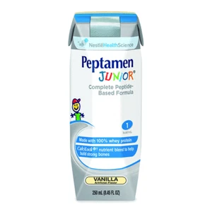 Peptamen Junior Complete Elemental Nutrition Vanilla Flav Liquid 8 oz Can CS/24 - Picture 1 of 2
