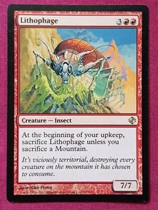 Magic The Gathering DUEL DECKS VENSER VS KOTH LITHOPHAGE red card MTG - Picture 1 of 2