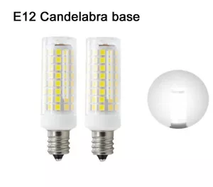 20pcs E12 Candelabra C7 LED bulb 102Led Ceramics Light 9W 110V Lamp Daylight H - Picture 1 of 6