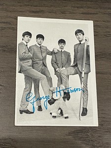 1964 Topps The Beatles John, Paul, George, Ringo #10 B&W