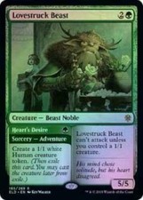 MTG:  Lovestruck Beast 165/269 - FOIL - THRONE OF ELDRANE - New - NM/M