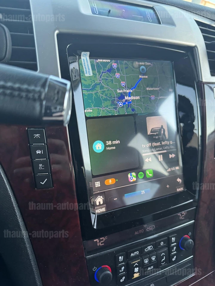 Android 14 For Cadillac Escalade 2007-2014 CarPlay Car Stereo Radio GPS Navi 64G - Image 1 of 4