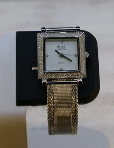Vintage Saint James Ladies Quartz 25mm Square Mesh Band watch (VJ21) - Picture 1 of 14
