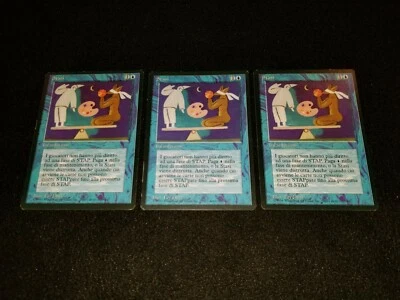 MTG 1x Revised blue rare MP Italian FBB Stasis - ships w/ tracking - Image 1 of 2