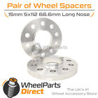 Wheel Spacers (2) 5x112 66.6 15mm for Mercedes A-Class A35 AMG [W177] 18-20