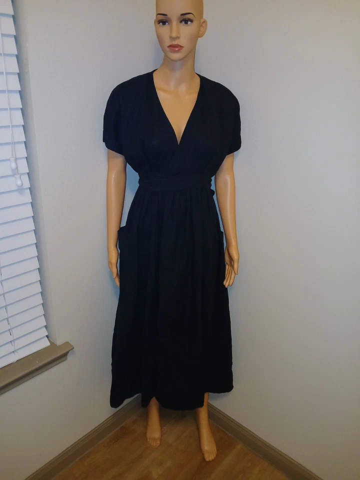 Vestido envolvente para mujer Mara Hoffman talla XS cáñamo Foto 1 de 4