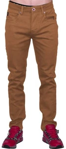 Men's Slim Fit Jeans Skinny Stretch Pants Chino Style DENIM Shaping Flex - Picture 1 of 82