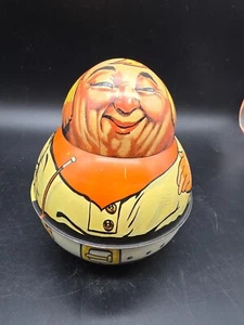 Bristol Ware Roly Poly Tin Cowboy Removable Head Division Vintage 1979 - Picture 1 of 8