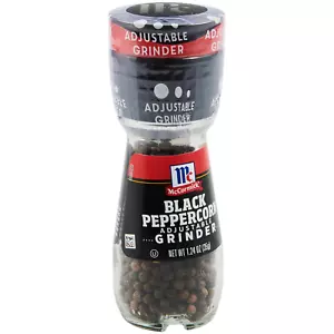 Black Peppercorn Grinder 1.24Oz Fresh Seasoning Spice Mill - Picture 1 of 12