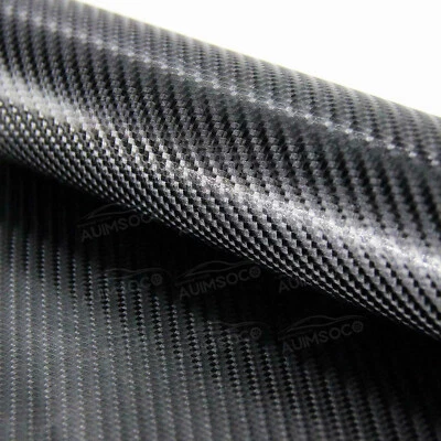 Carbon Fiber Car Sticker Film Twill Weave Roll Wrap Vinyl Sheet Auto DIY Decal - Image 1 of 4