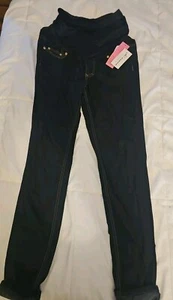 Maternity Oh! Mamma Skinny Jeans with Full Panel Size Small - Picture 1 of 4