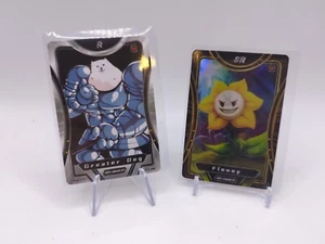 Undertale Trading Cards Greater Dog (R) + Flowey (SR) Set Of 2 - Play Scuffle - Picture 1 of 4