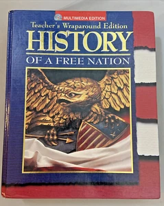 Geschichte einer freien Nation Lehrer Wraparound Edition HC Lehrbuch Glencoe 2000 - Bild 1 von 7