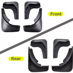SET MUD FLAPS FOR AUDI A4 B8 SALOON  08~13 SPLASH GUARDS MUDGUARDS FRONT REAR - Picture 1 of 7