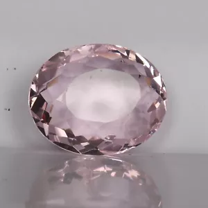 24.50Ct AAA+ Flawless Pink Kunzite Oval Cut Loose Gemstone Certified - Imagen 1 de 5