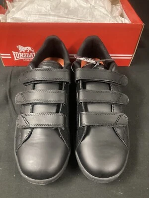 Zapatillas Lonsdale Leyton Negras Para Hombre US 11 - Nuevas En Caja Foto 1 de 4