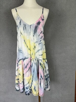Vestido corto de natación Raviya estampado tie-dye multicolor mediano nuevo con etiquetas. Foto 1 de 4