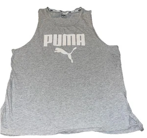 PUMA Women’s Crew Neck Sleeveless Tank Top, Light Gray , Size XL - Picture 1 of 3