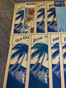 18 Notenhefte über Hawaii 1930er Erinnerungen an Hawaii, Farwell To Thee - Bild 1 von 5