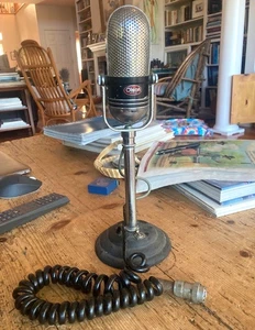OLSON VINTAGE PILL MICROPHONE-MODEL M-102, ON STAND-BEAUTIFUL CONDITION-PREOWNED - Picture 1 of 5