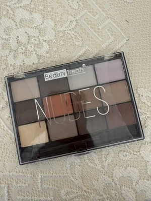 Beauty Treats Eyeshadow Nude 12 Shade Pallet (26g) - Image 1 of 2